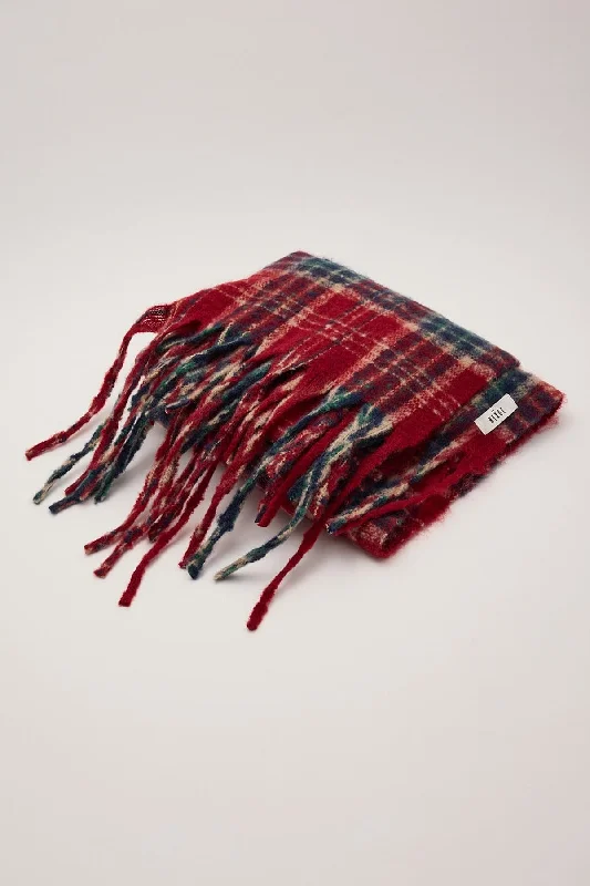 Token Ember Knit Scarf Red